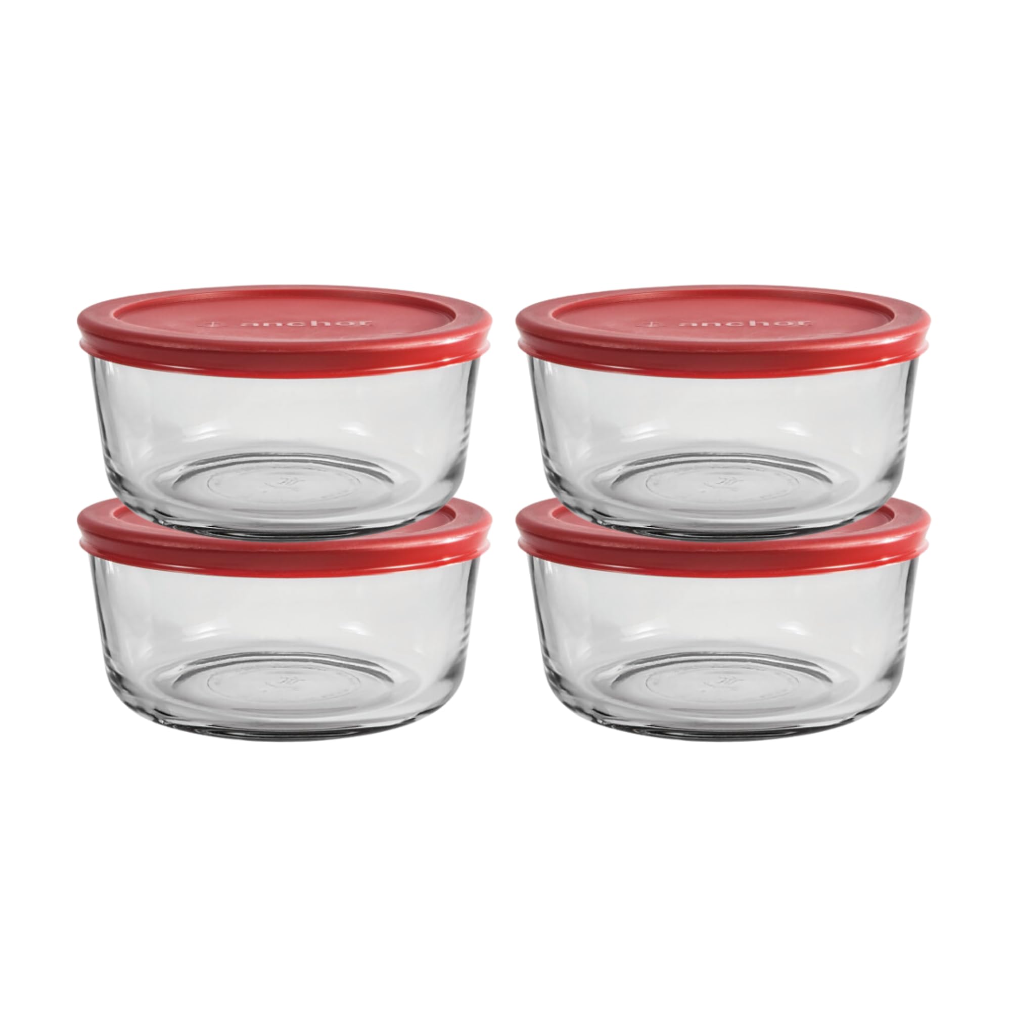 Amazon.com: Anchor Hocking 4 Cup Glass Storage Containers with